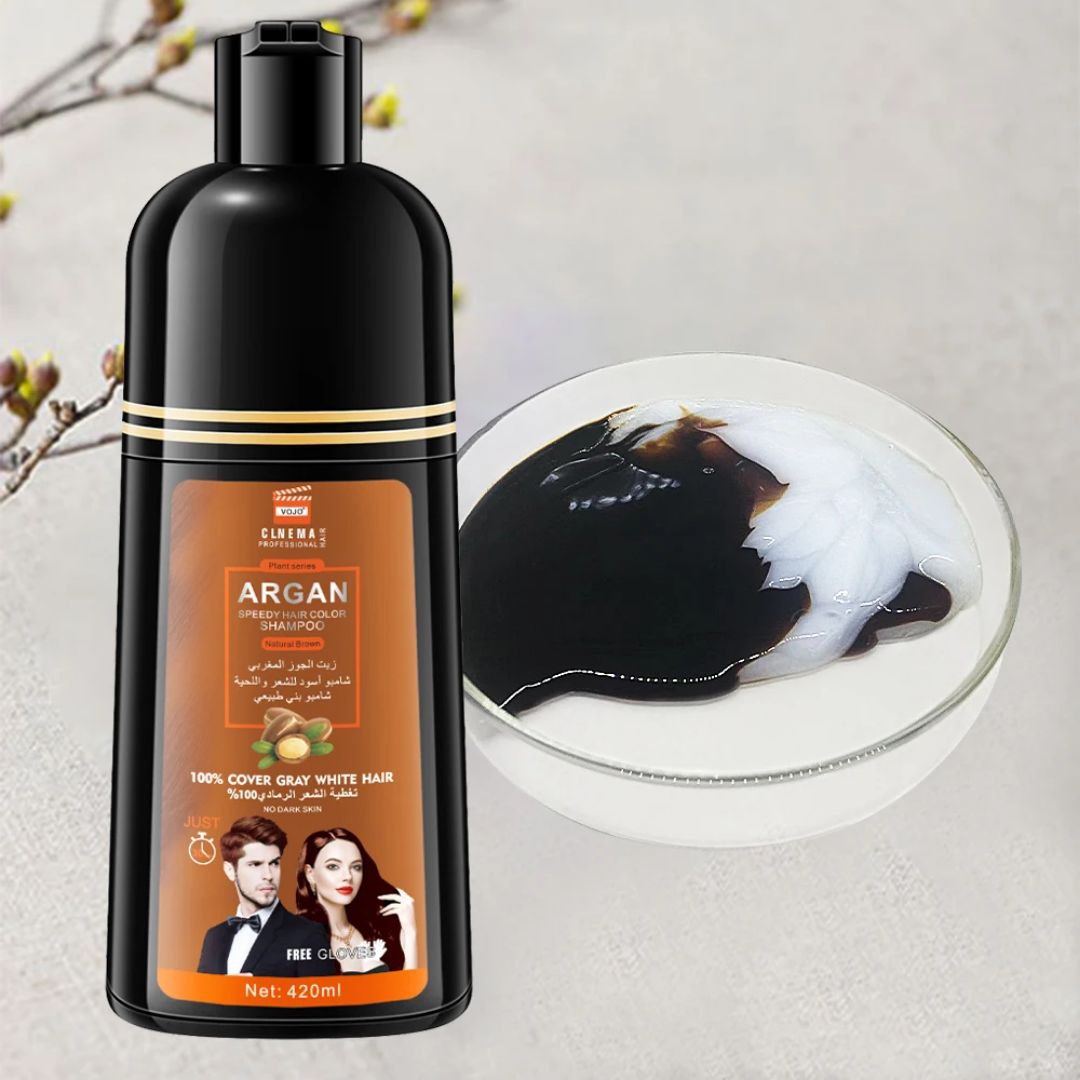 Shampooing de teinture pour cheveux noir
