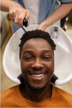 Shampooing de teinture pour cheveux noir