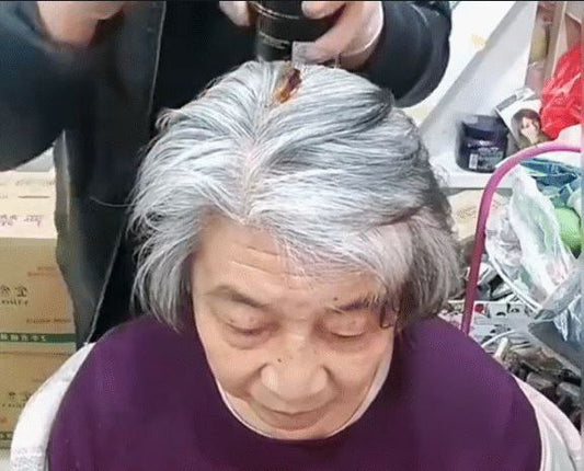 Shampooing de teinture pour cheveux noir