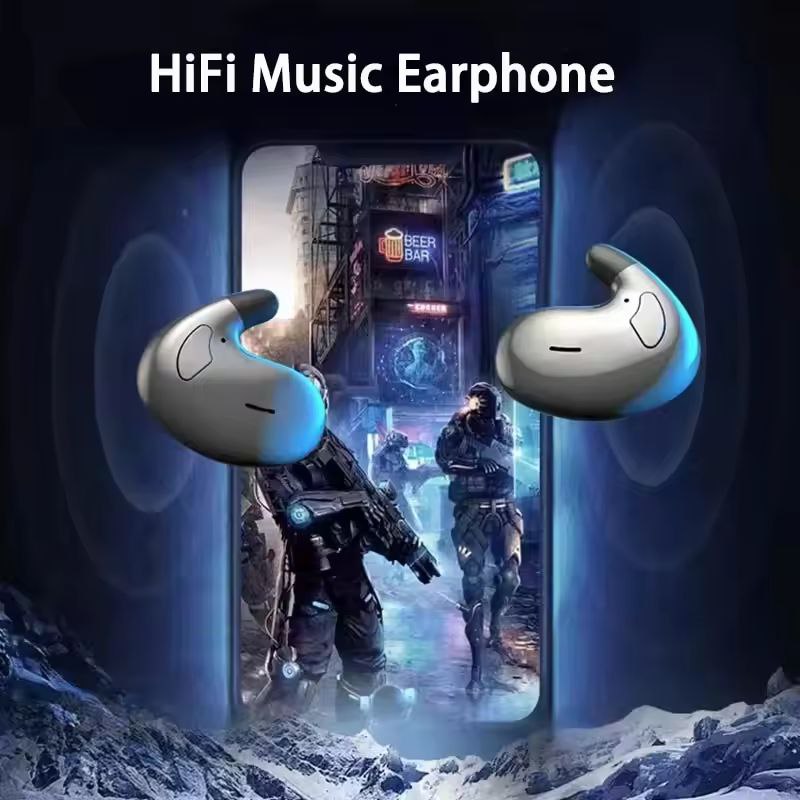 Écouteur sans fil Intra-auriculaire – Oreillette de Sommeil Invisible – Marque : WANWEN