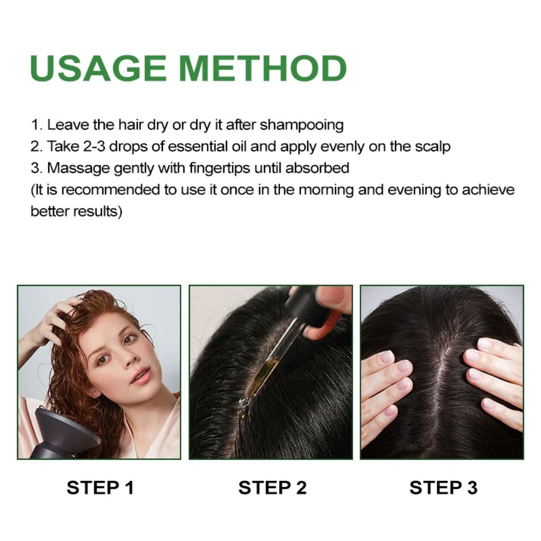 Huile de Romarin 2 en 1 – Pour des Cheveux Plus Forts et une Peau Éclatante Soin Naturel Revitalisant et Nourrissant