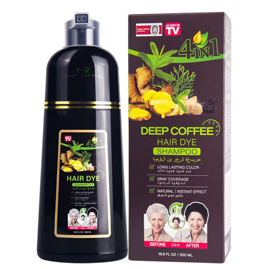 Shampooing de teinture pour cheveux noir